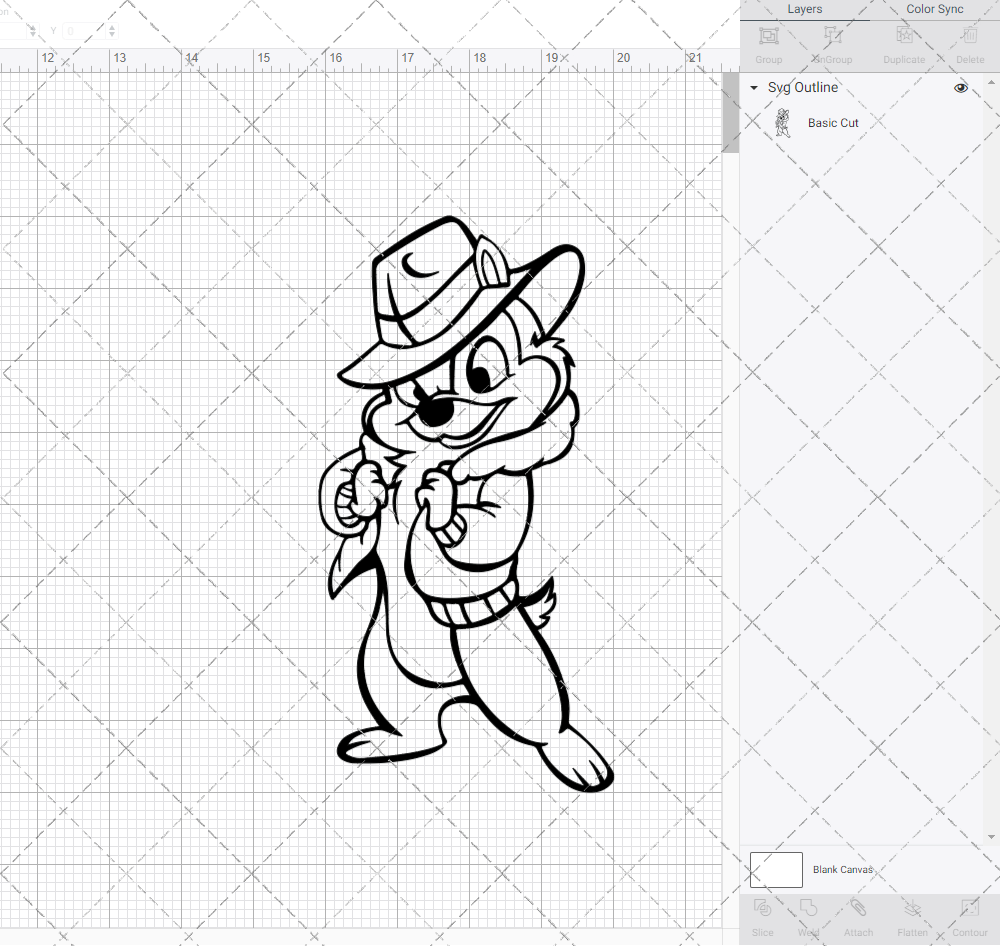 Chip - Rescue Rangers, Svg, Dxf, Eps, Png - SvgShopArt