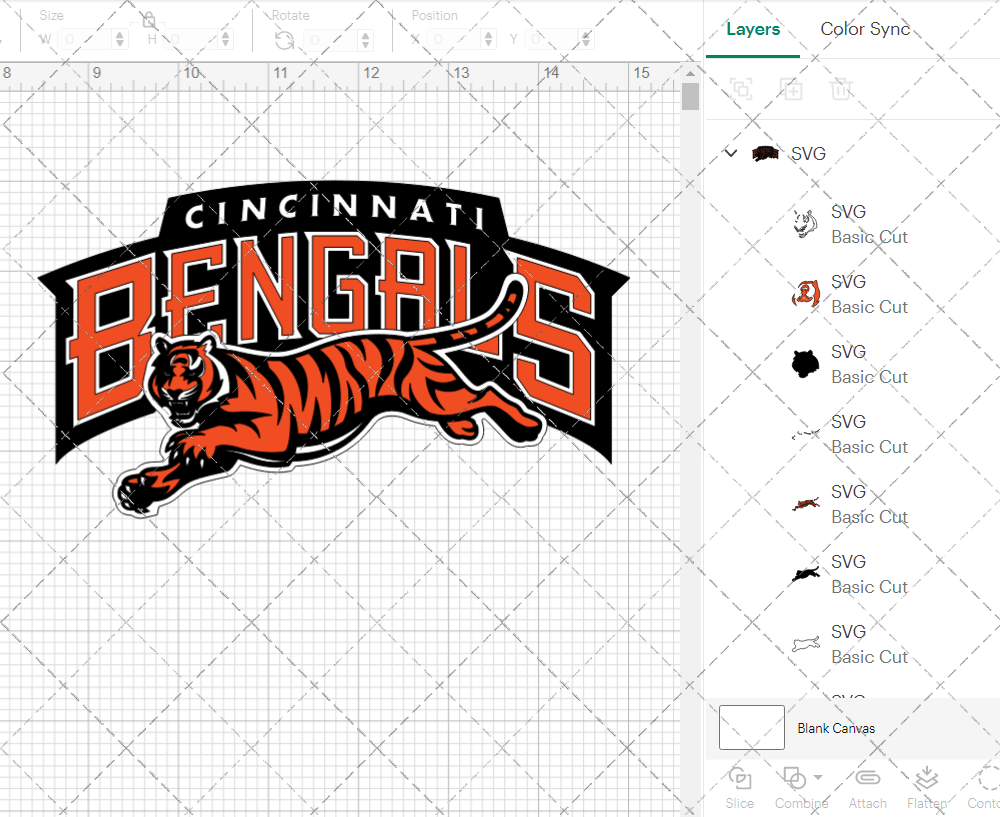 Cincinnati Bengals Alternate 1997, Svg, Dxf, Eps, Png - SvgShopArt