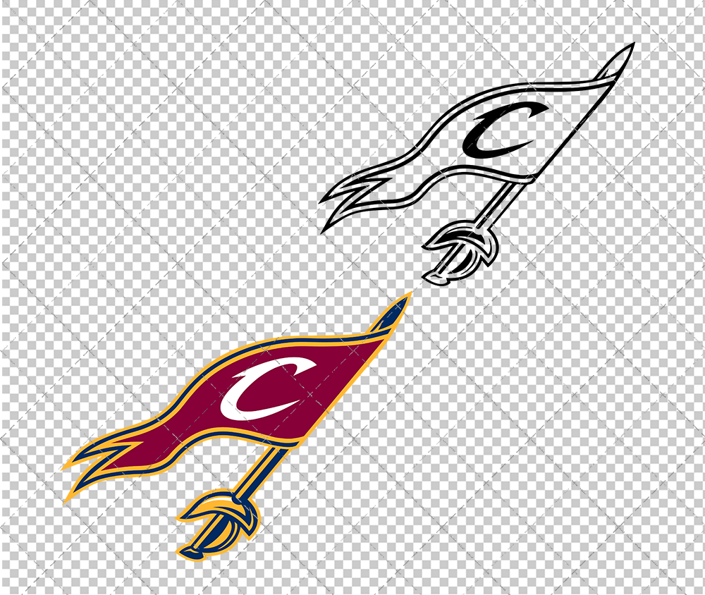 Cleveland Cavaliers Alternate 2010 003, Svg, Dxf, Eps, Png - SvgShopArt