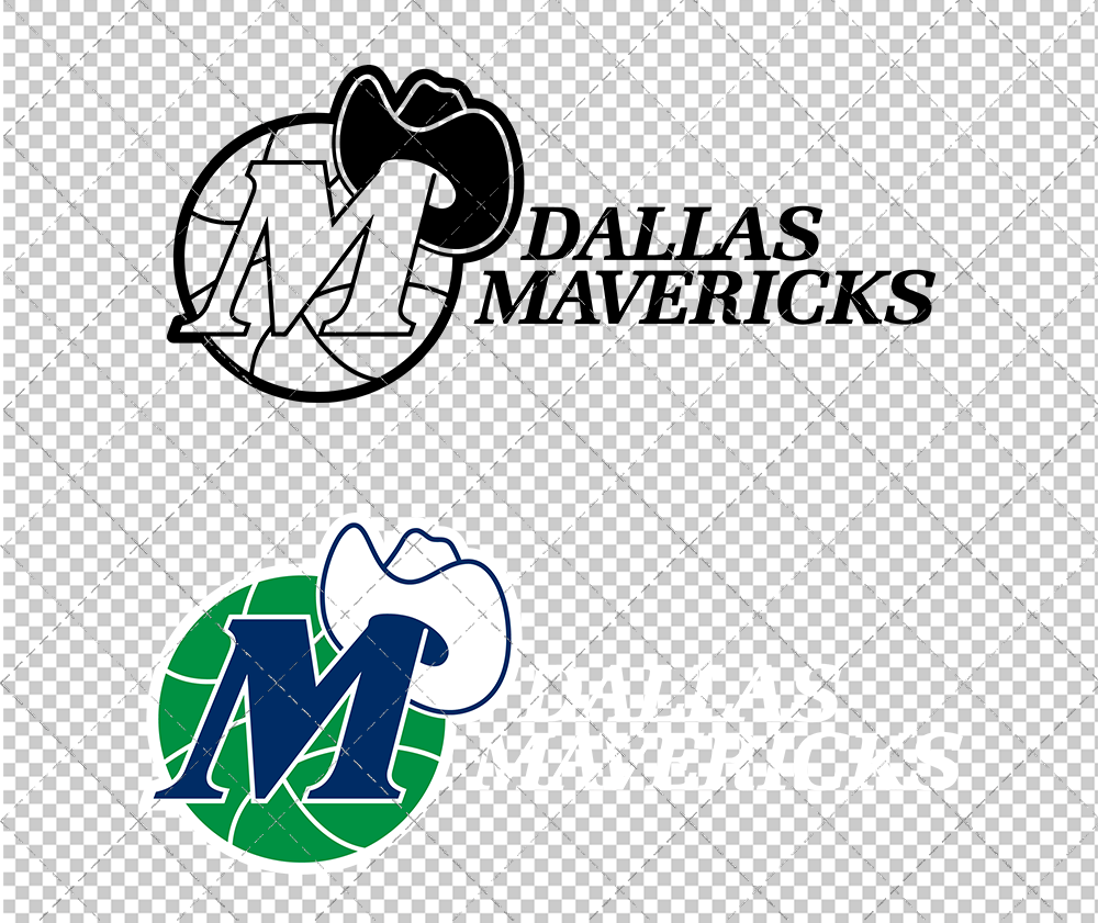 Dallas Mavericks Secondary 1993, Svg, Dxf, Eps, Png - SvgShopArt