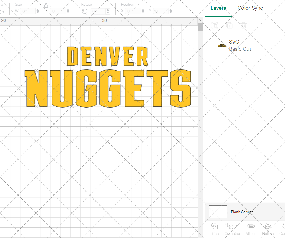 Denver Nuggets Wordmark 2018 002, Svg, Dxf, Eps, Png - SvgShopArt