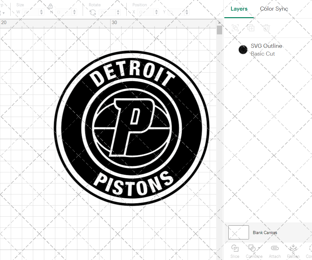 Detroit Pistons Circle 2017 002, Svg, Dxf, Eps, Png - SvgShopArt