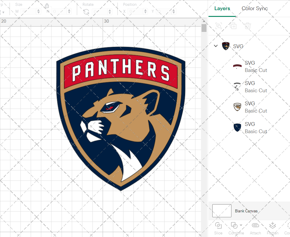 Florida Panthers Alternate 2016 006, Svg, Dxf, Eps, Png - SvgShopArt