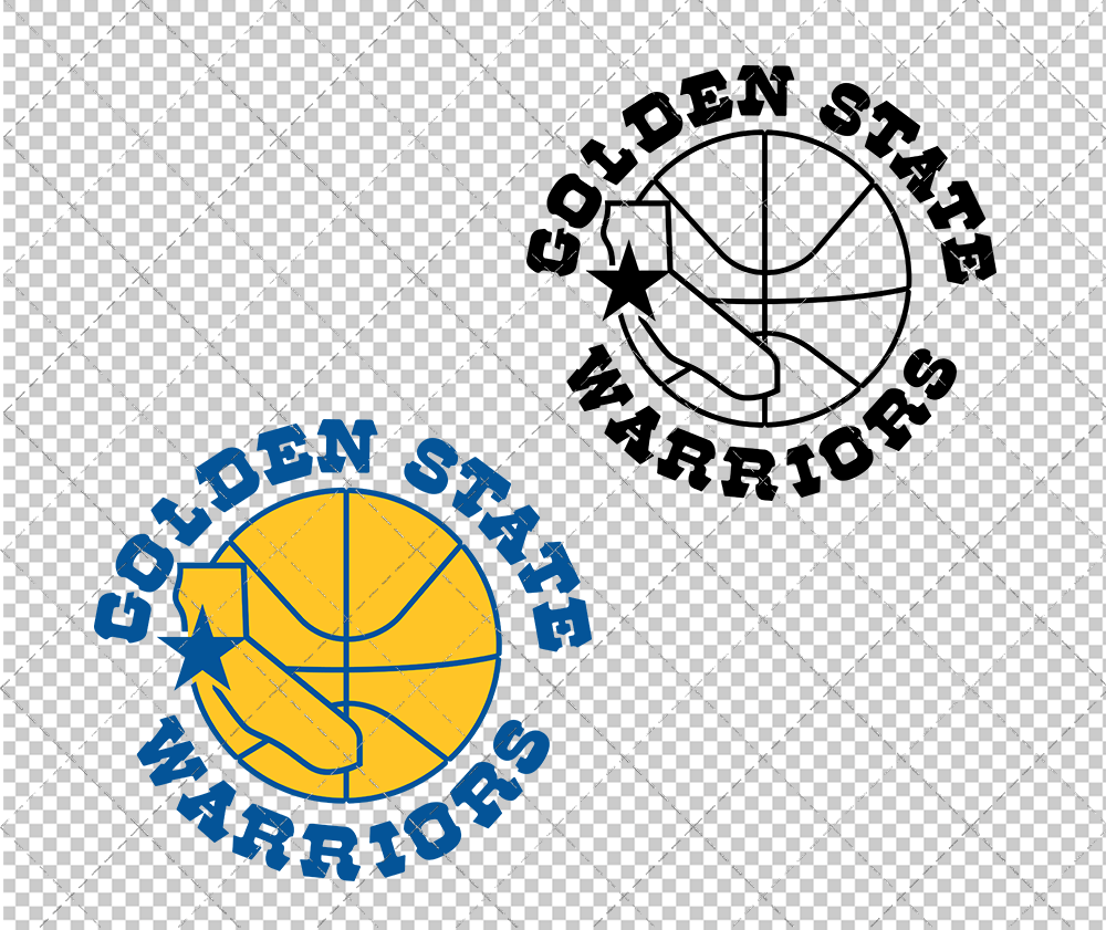 Golden State Warriors 1988, Svg, Dxf, Eps, Png - SvgShopArt