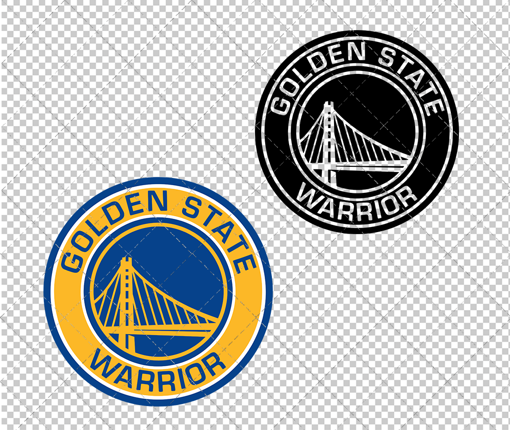 Golden State Warriors Circle 2019, Svg, Dxf, Eps, Png - SvgShopArt