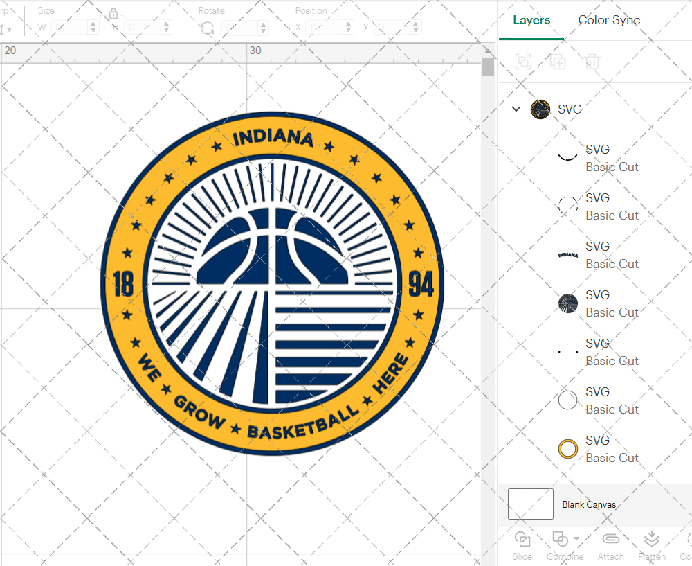 Indiana Pacers Alternate 2019, Svg, Dxf, Eps, Png - SvgShopArt