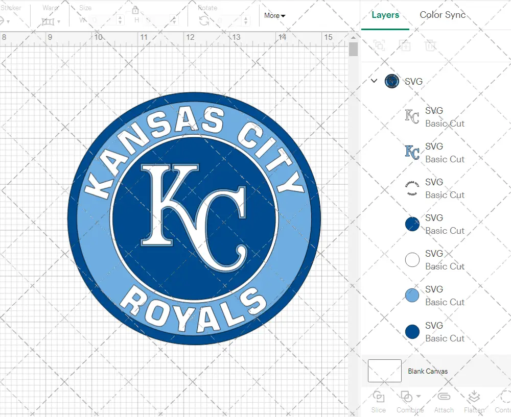 Kansas City Royals Circle 2014, Svg, Dxf, Eps, Png - SvgShopArt