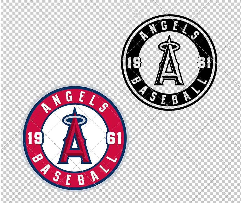 Los Angeles Angels Alternate 2012, Svg, Dxf, Eps, Png - SvgShopArt