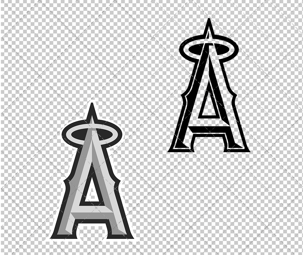 Los Angeles Angels Concept 2017 004, Svg, Dxf, Eps, Png - SvgShopArt