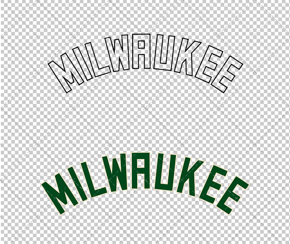 Milwaukee Bucks Jersey 2015 003, Svg, Dxf, Eps, Png - SvgShopArt