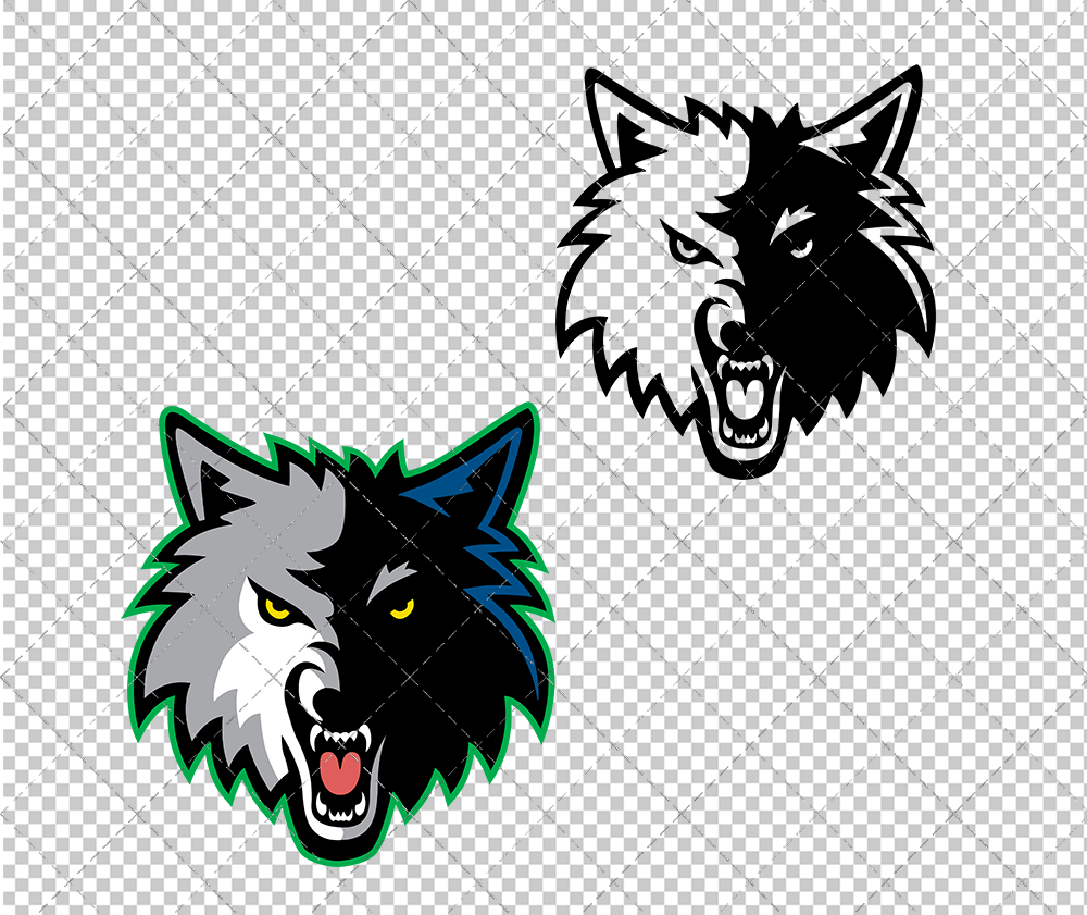 Minnesota Timberwolves Alternate 2008 002, Svg, Dxf, Eps, Png - SvgShopArt