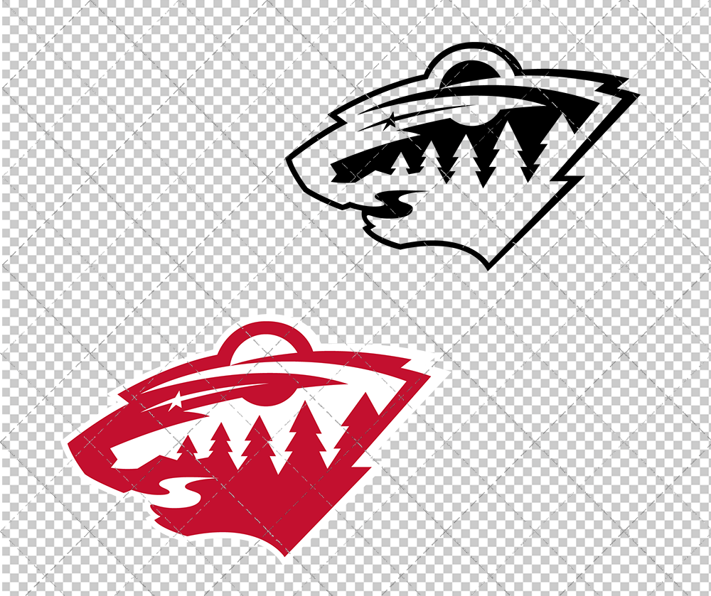 Minnesota Wild Concept 2013 008, Svg, Dxf, Eps, Png - SvgShopArt