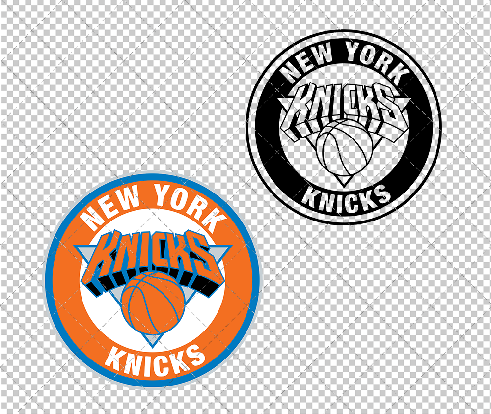 New York Knicks Circle 2011 003, Svg, Dxf, Eps, Png - SvgShopArt