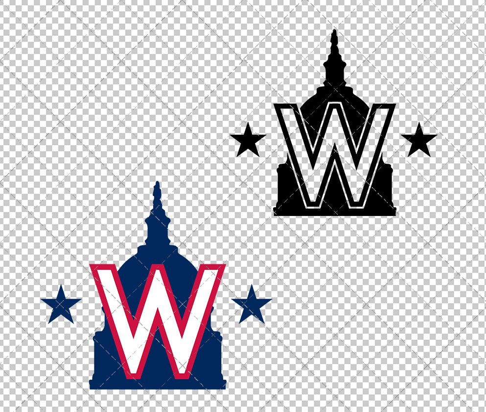 Washington Nationals Cap 2020, Svg, Dxf, Eps, Png