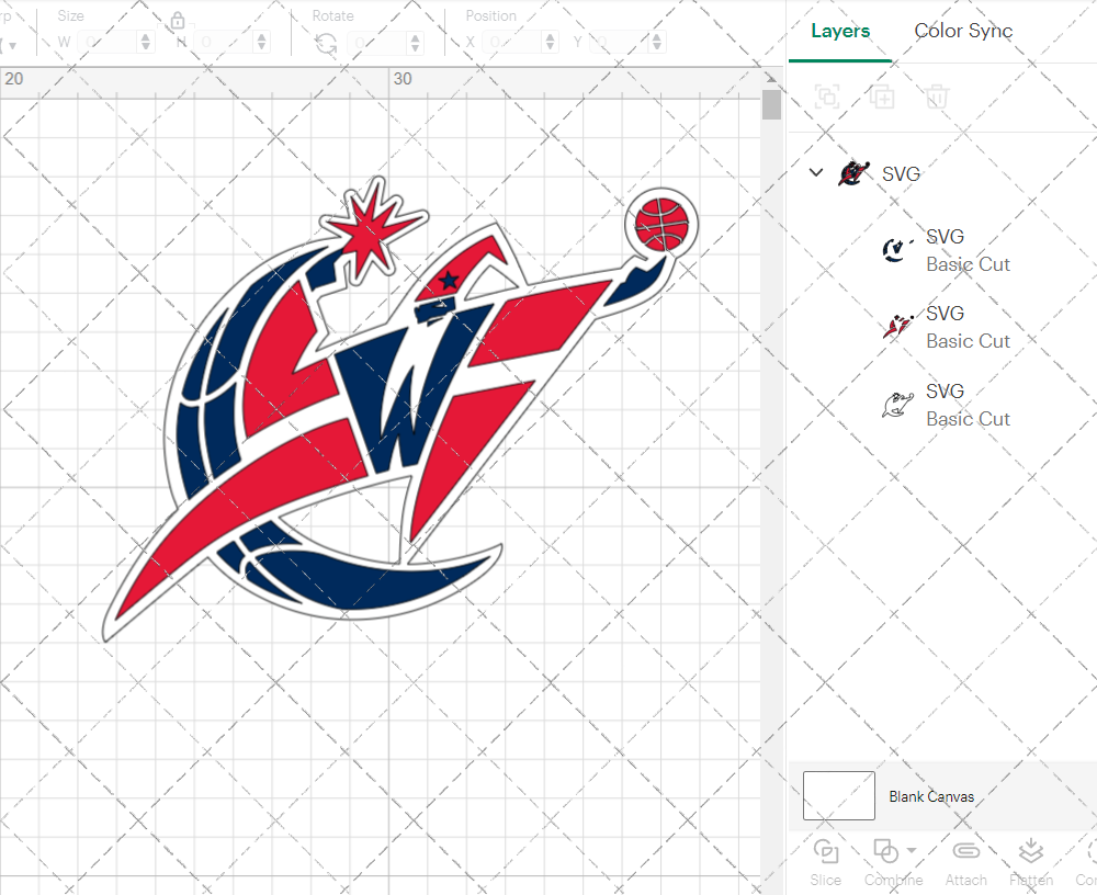 Washington Wizards Alternate 2011 005, Svg, Dxf, Eps, Png - SvgShopArt