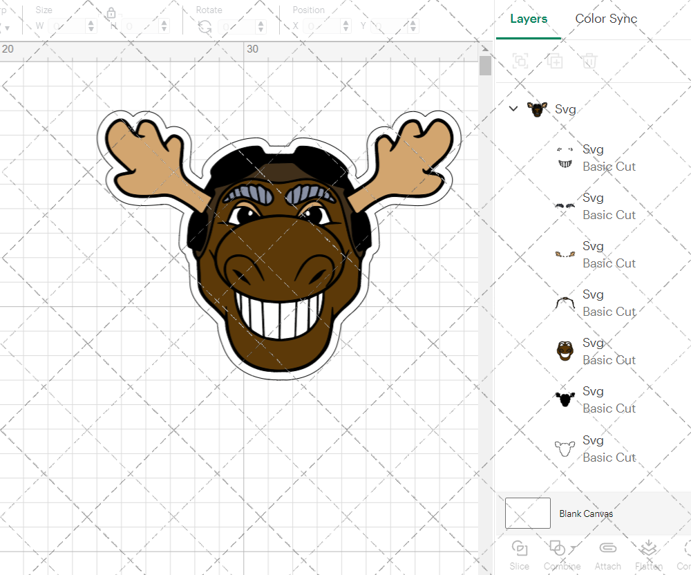 Winnipeg Jets Mascot Mick E. Moose, Svg, Dxf, Eps, Png - SvgShopArt
