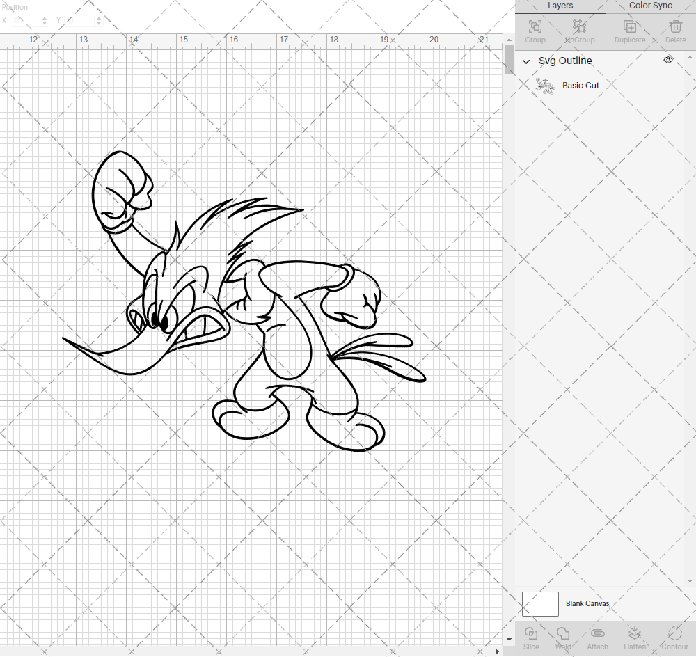 Woody Woodpecker 004, Svg, Dxf, Eps, Png - SvgShopArt
