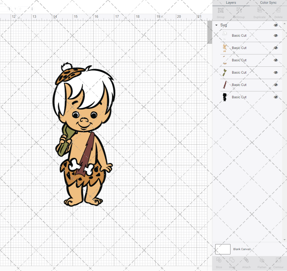 Bamm Bamm Rubble - The Flintstones, Svg, Dxf, Eps, Png - SvgShopArt