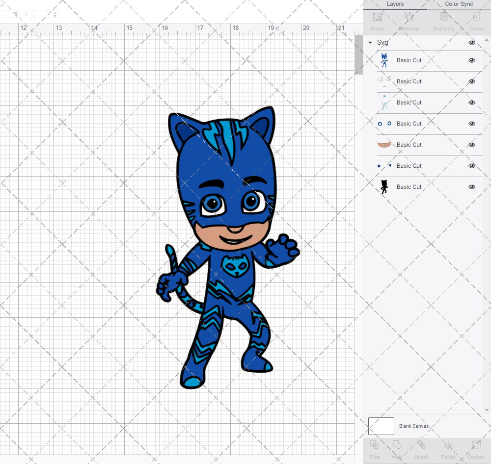 Catboy - PJ Masks, Svg, Dxf, Eps, Png - SvgShopArt