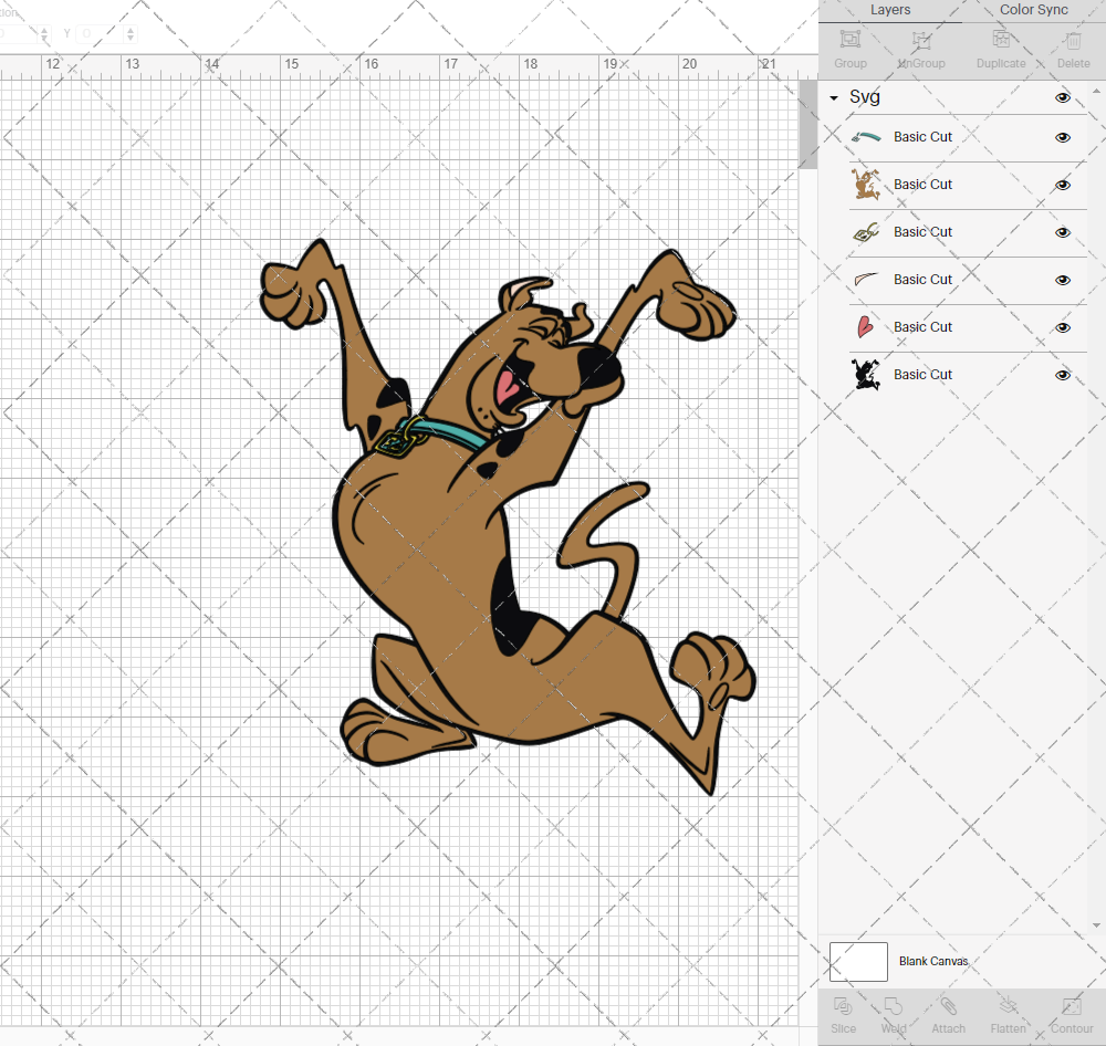 Scooby-Doo 002, Svg, Dxf, Eps, Png - SvgShopArt
