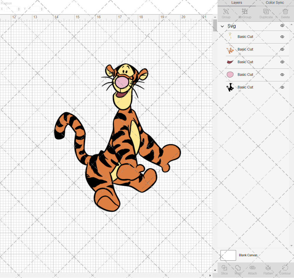 Tigger - Winnie The Pooh, Svg, Dxf, Eps, Png - SvgShopArt