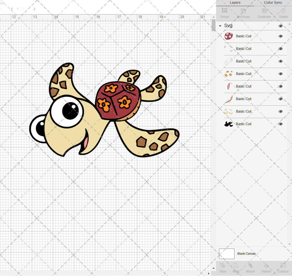 Squirt - Finding Nemo, Svg, Dxf, Eps, Png - SvgShopArt