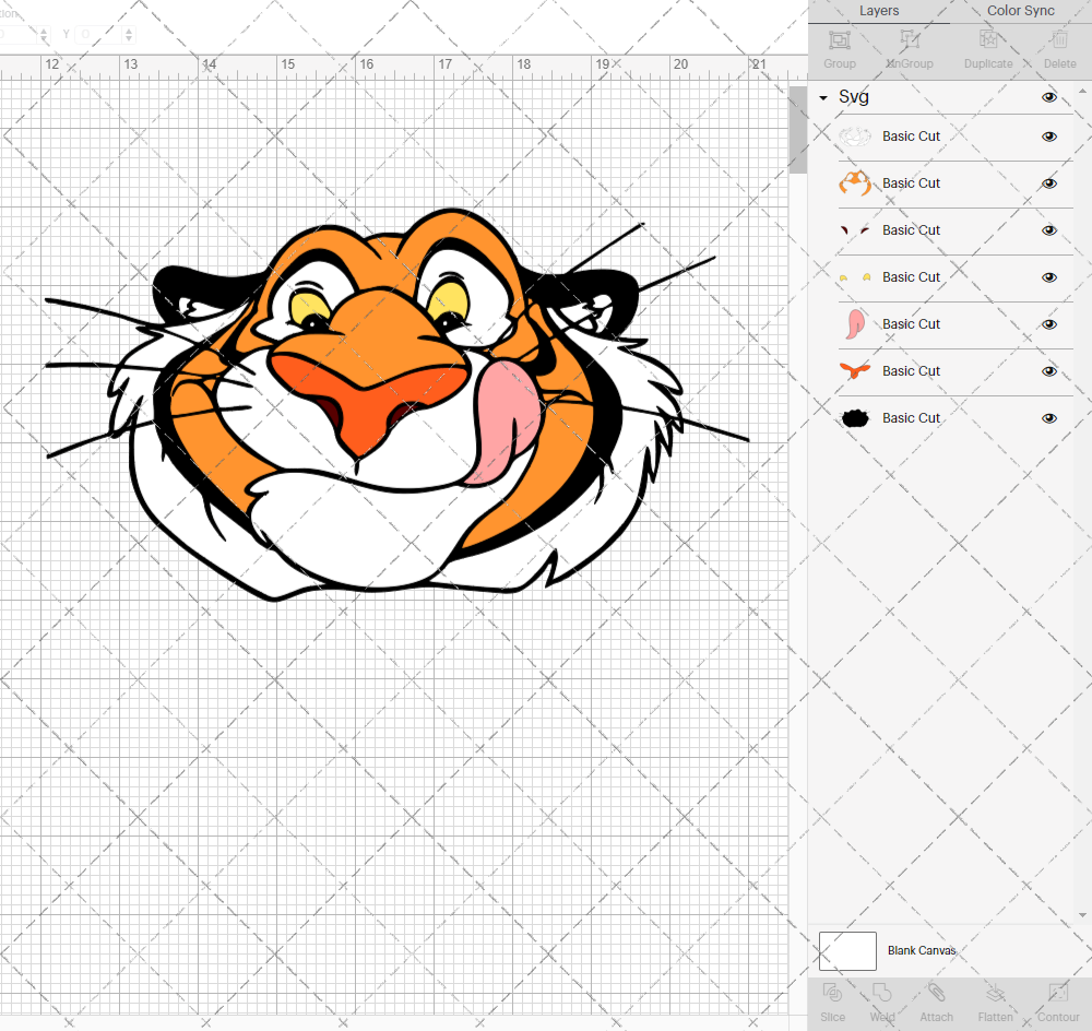 Rajah the Tiger - Aladdin, Svg, Dxf, Eps, Png - SvgShopArt