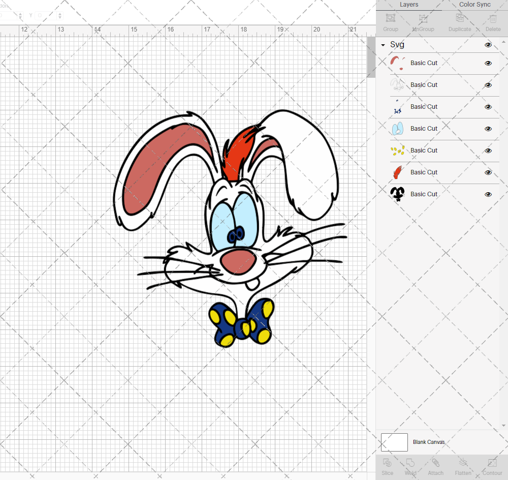 Roger Rabbit - Who Framed Roger Rabbit 002, Svg, Dxf, Eps, Png - SvgShopArt