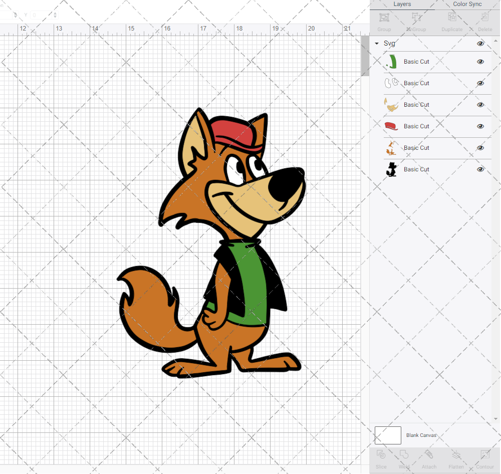 Ding-A-Ling Wolf, Svg, Dxf, Eps, Png - SvgShopArt