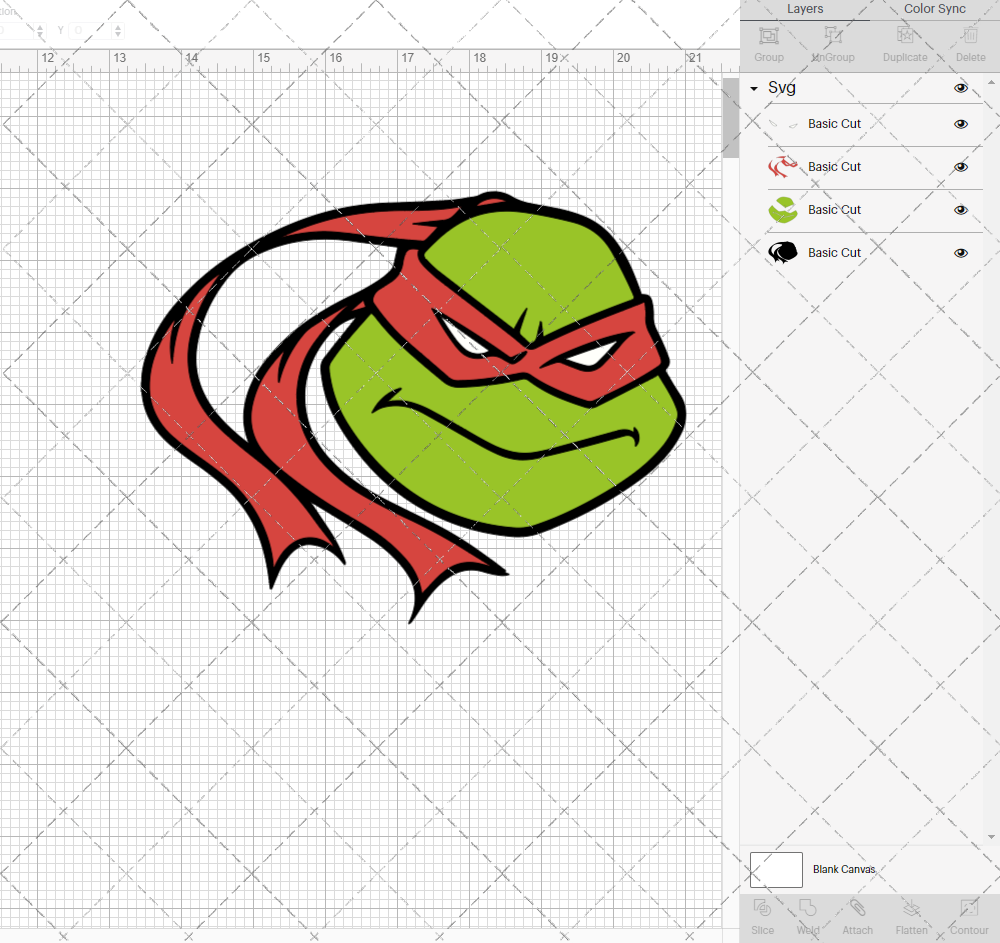 Raphael - Ninja Turtles, Svg, Dxf, Eps, Png - SvgShopArt
