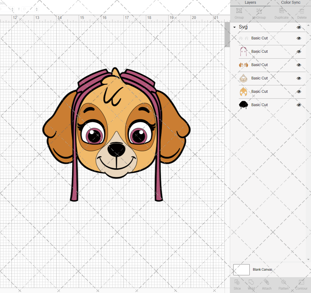 Skye - Paw Patrol, Svg, Dxf, Eps, Png - SvgShopArt