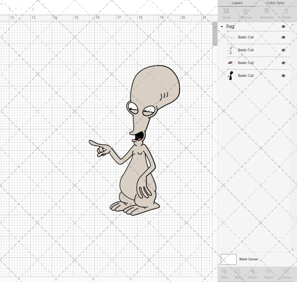 Roger Smith - American Dad, Svg, Dxf, Eps, Png - SvgShopArt