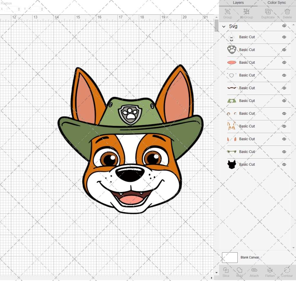 Tracker - Paw Patrol, Svg, Dxf, Eps, Png - SvgShopArt