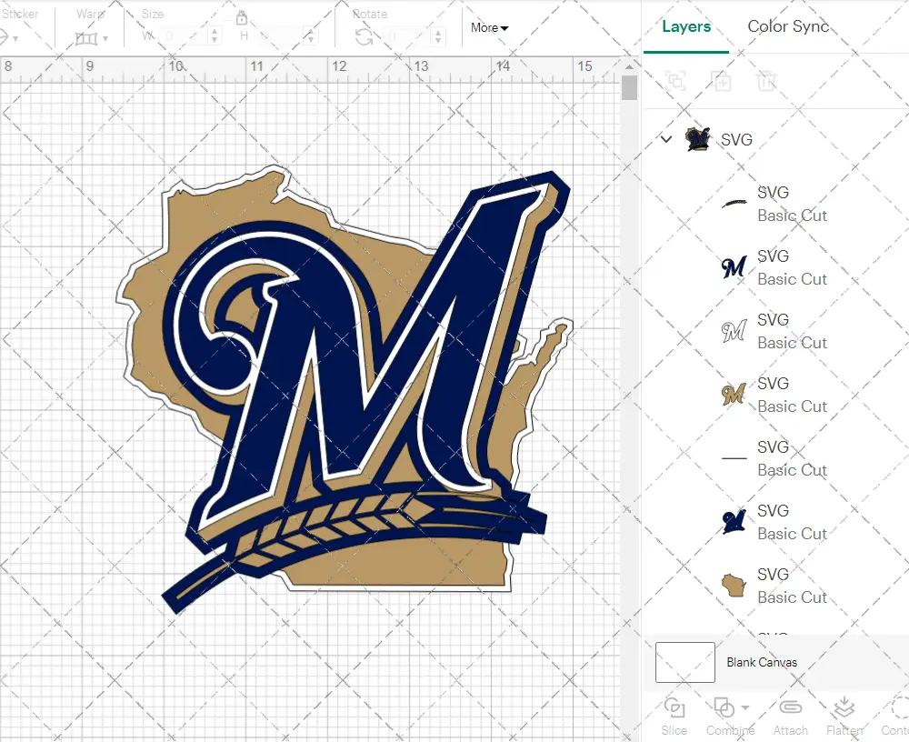 Milwaukee Brewers Alternate 2000 002, Svg, Dxf, Eps, Png - SvgShopArt