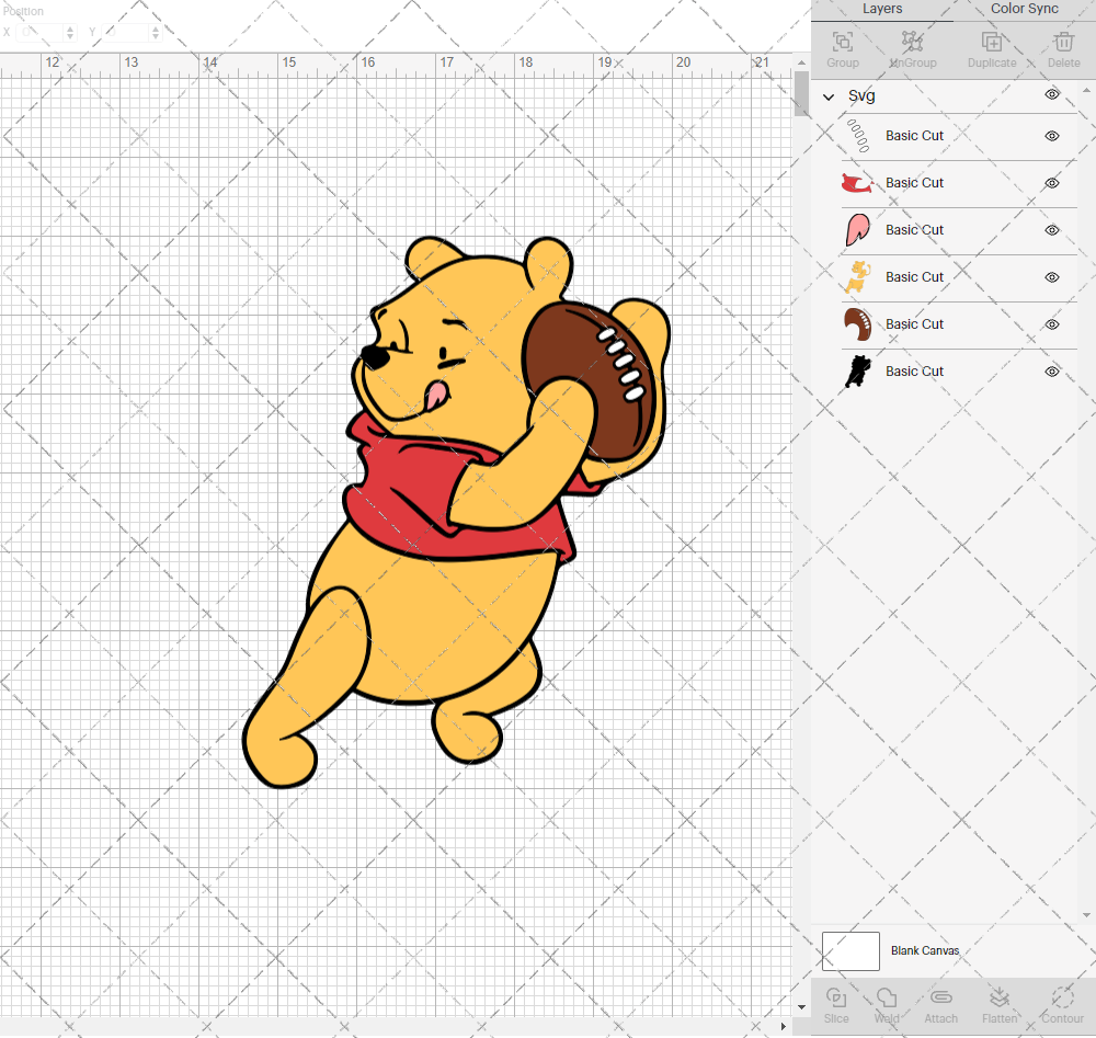 Winnie The Pooh, Svg, Dxf, Eps, Png - SvgShopArt