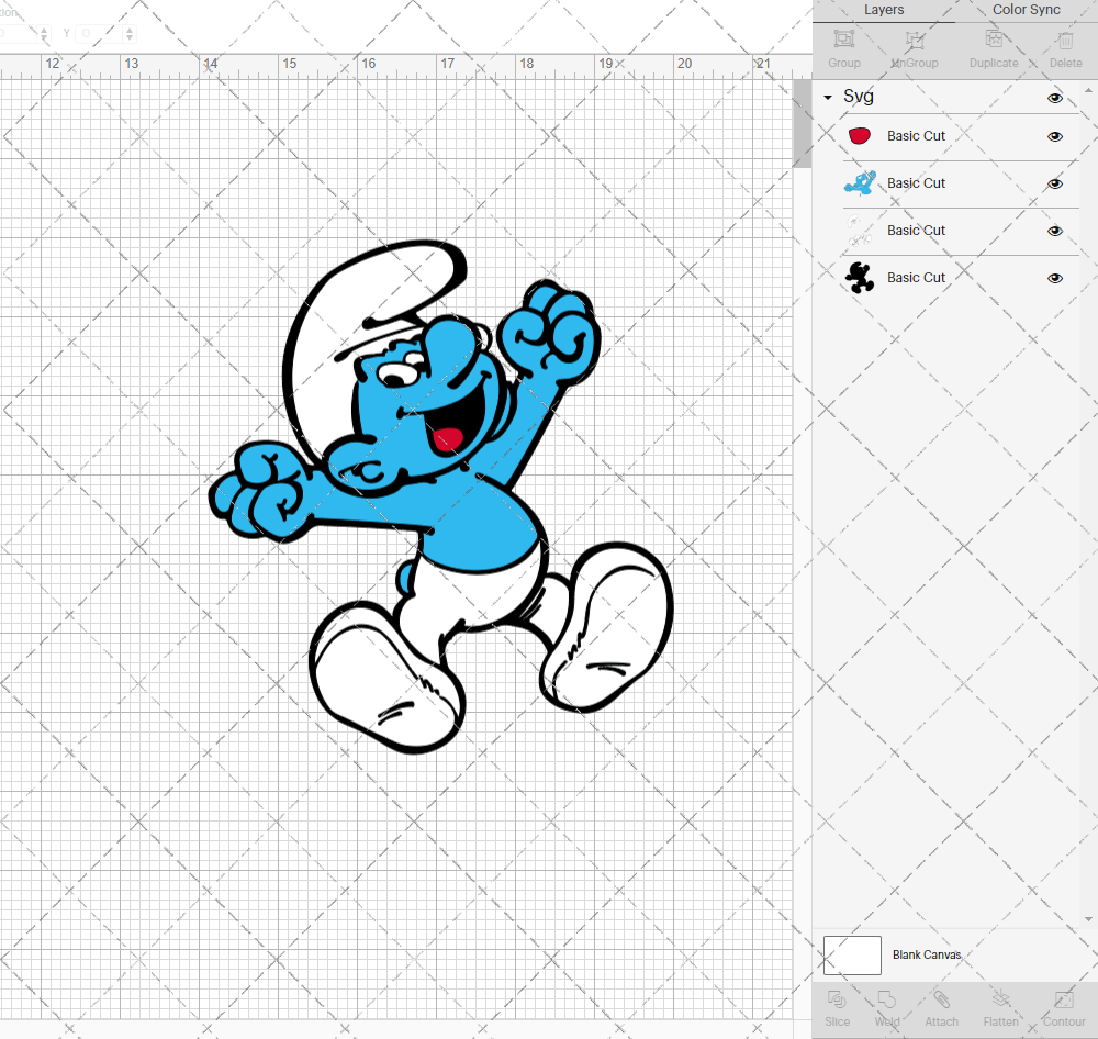 Smurfs - The Smurfs, Svg, Dxf, Eps, Png - SvgShopArt