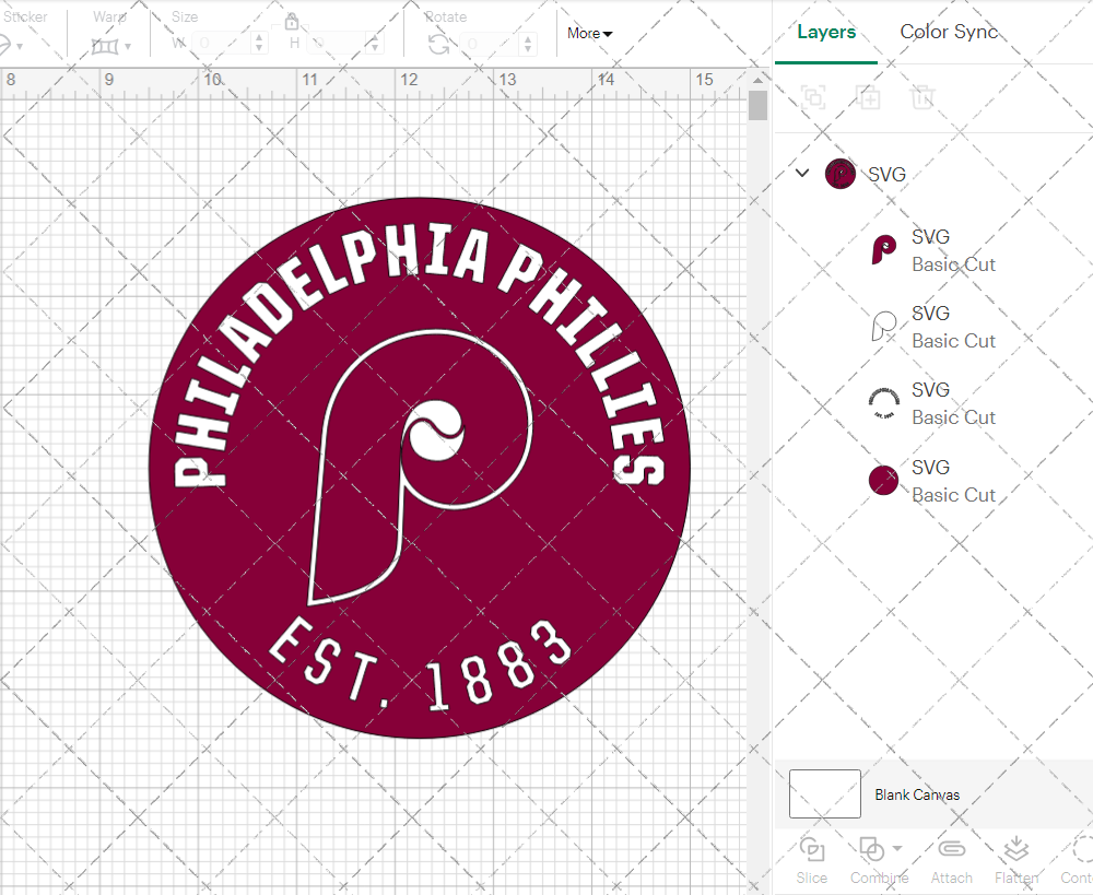 Philadelphia Phillies Circle 1984, Svg, Dxf, Eps, Png - SvgShopArt