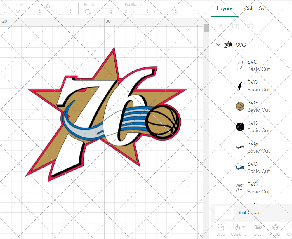Philadelphia 76ers Alternate 1997 004, Svg, Dxf, Eps, Png - SvgShopArt