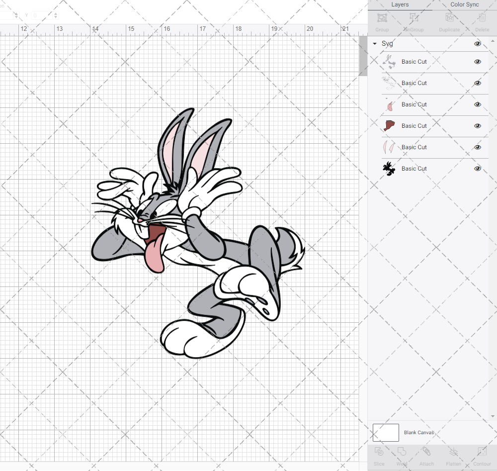 Bugs Bunny - Looney Tunes, Svg, Dxf, Eps, Png - SvgShopArt