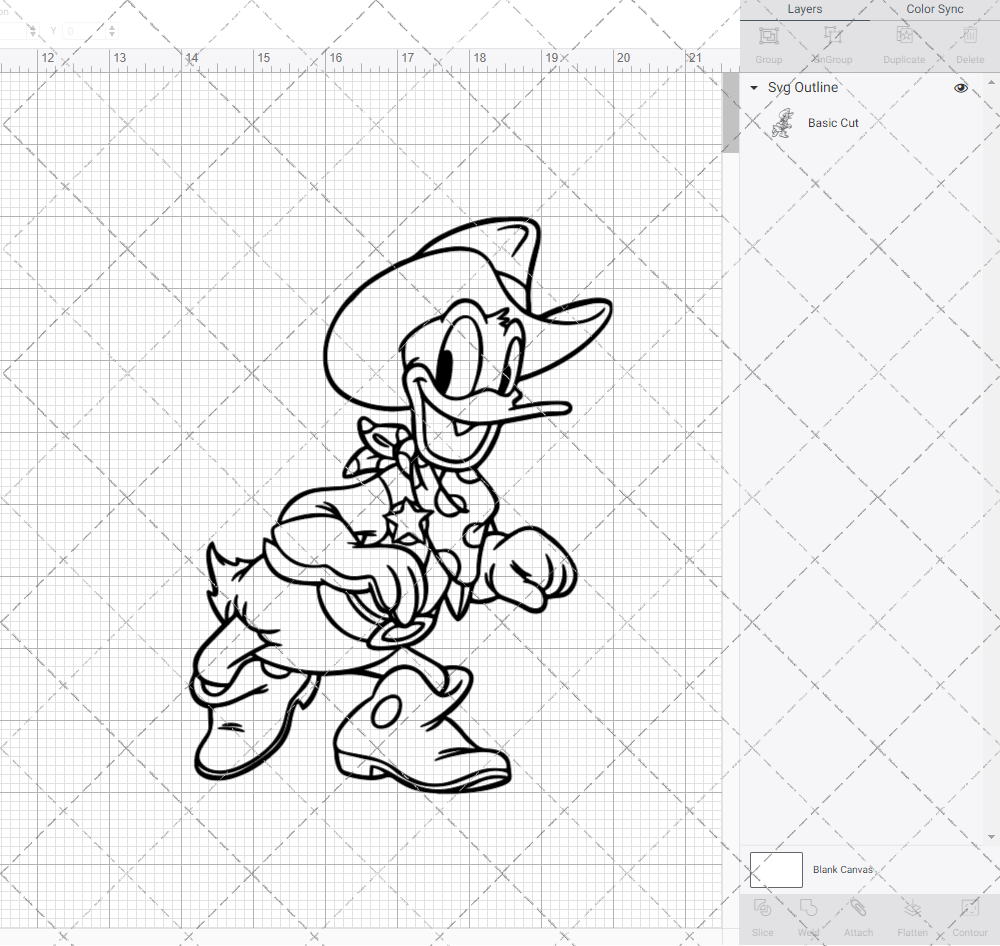 Donald Duck, Svg, Dxf, Eps, Png - SvgShopArt