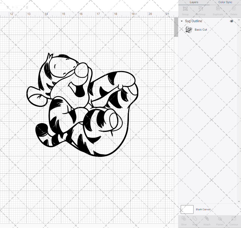 Baby Tigger - Winnie The Pooh 004, Svg, Dxf, Eps, Png - SvgShopArt