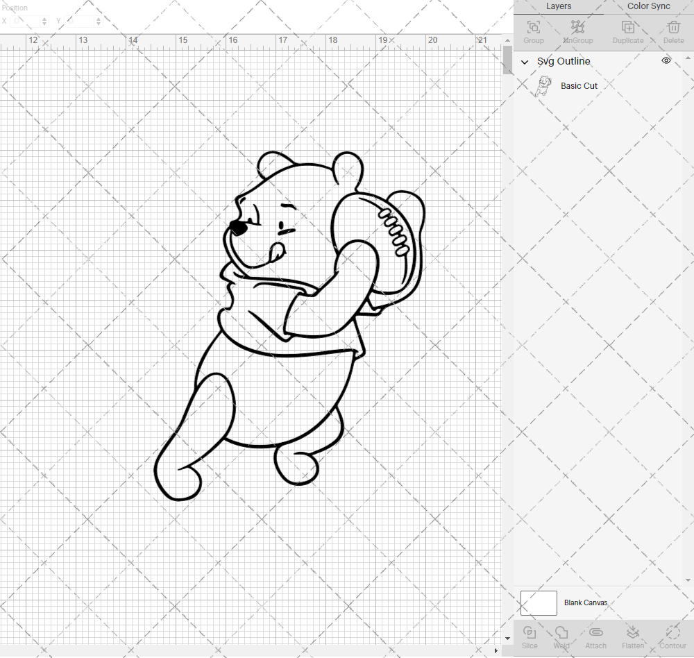 Winnie The Pooh, Svg, Dxf, Eps, Png - SvgShopArt