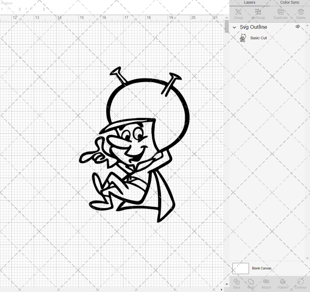 The Great Gazoo - The Flintstone 002, Svg, Dxf, Eps, Png - SvgShopArt
