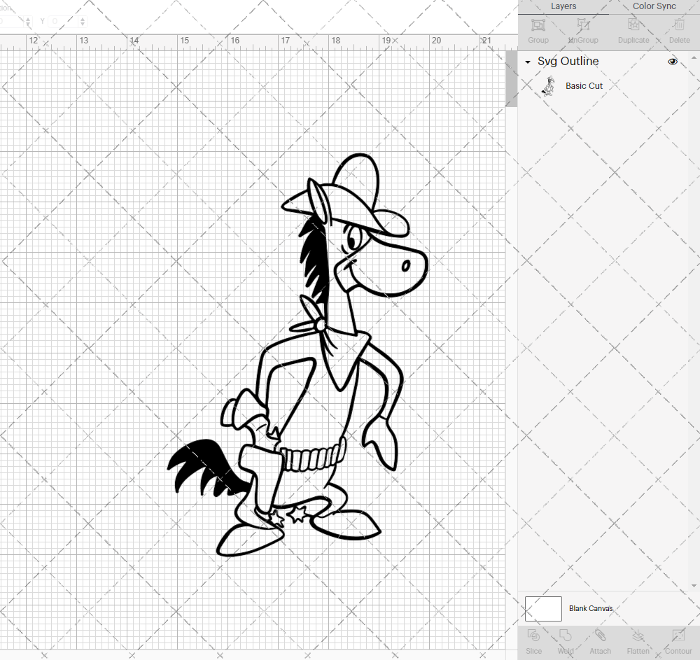 Quick Draw McGraw, Svg, Dxf, Eps, Png - SvgShopArt