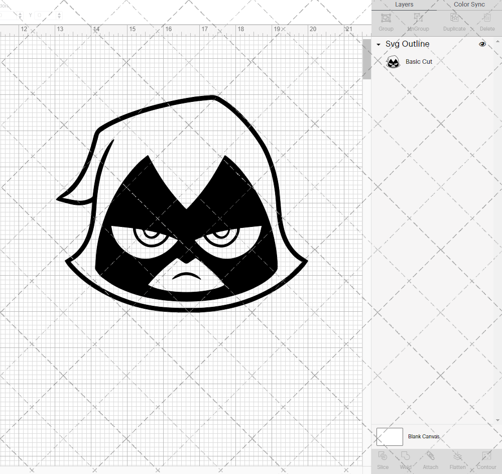 Raven - Teen Titans Go, Svg, Dxf, Eps, Png - SvgShopArt