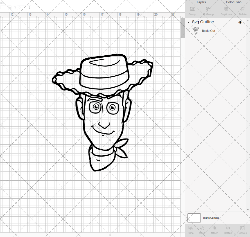 Sheriff Woody - Toy Story 002, Svg, Dxf, Eps, Png - SvgShopArt