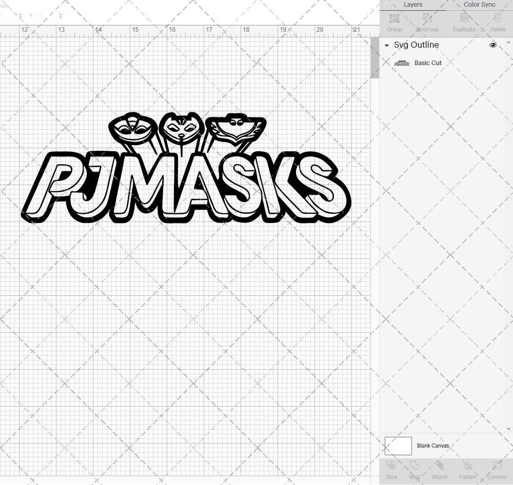 PJ Mask Logo, Svg, Dxf, Eps, Png - SvgShopArt