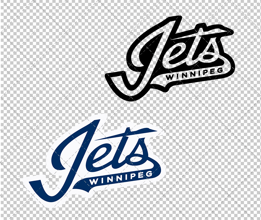 Winnipeg Jets Wordmark 2018 002, Svg, Dxf, Eps, Png - SvgShopArt