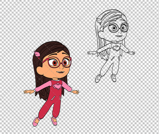 Amaya - PJ Masks, Svg, Dxf, Eps, Png SvgShopArt