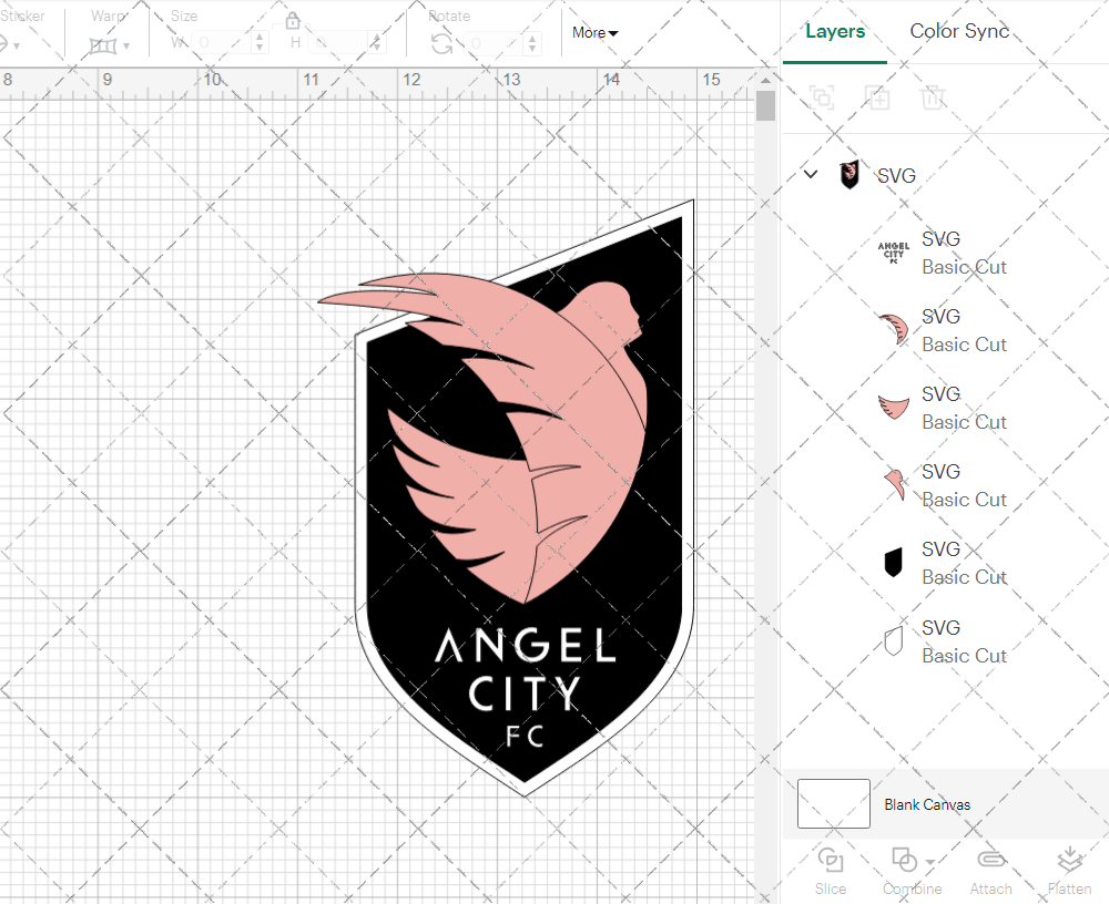 Angel City FC 2022, Svg, Dxf, Eps, Png 002